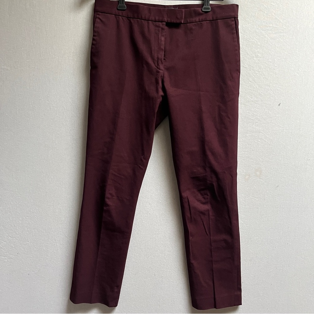 Joseph Finley Stretch Gabardine Tailored Trouser Pants Size 8